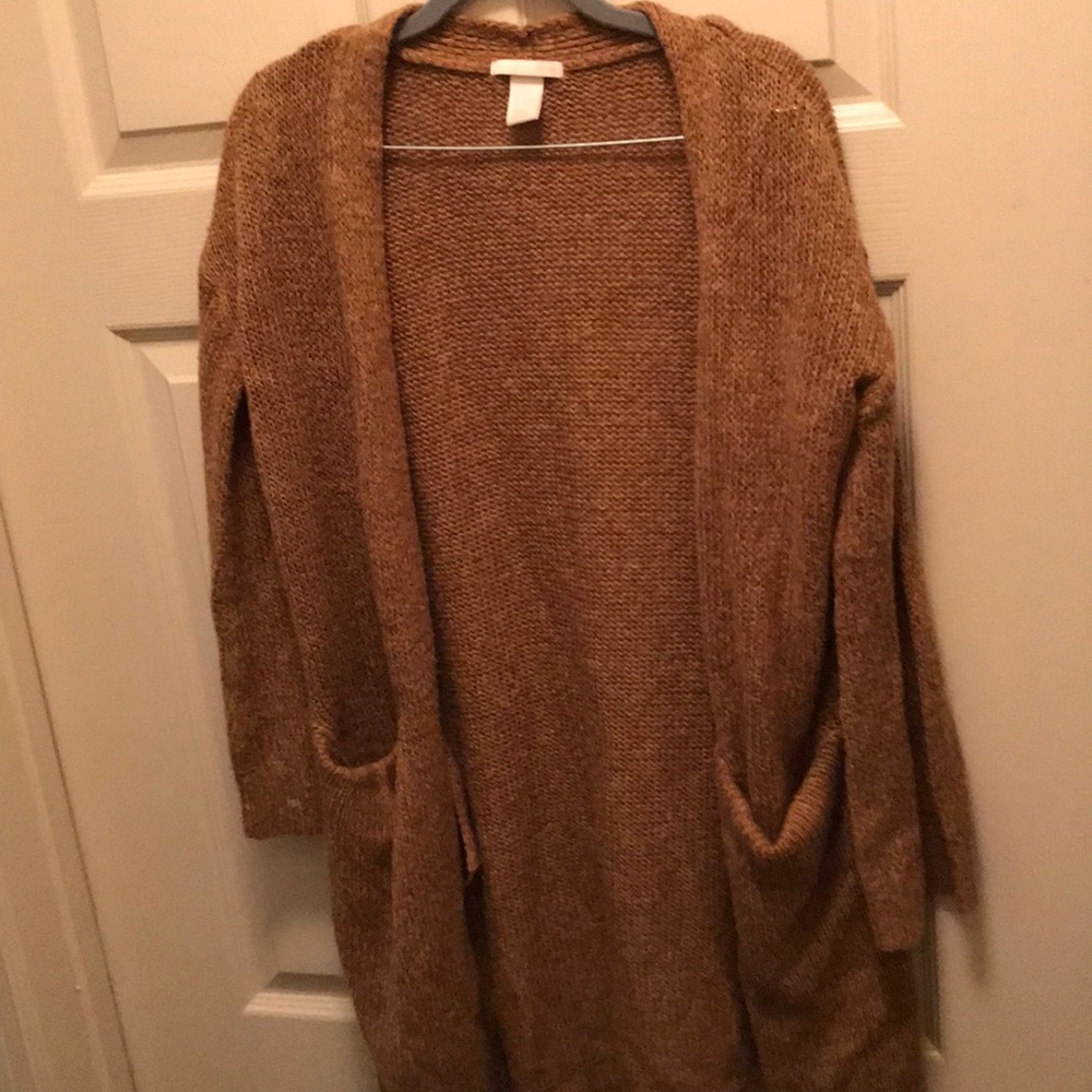 H&M cardigan duster xs